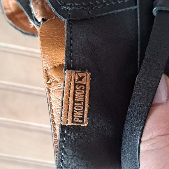 Pikolinos Verona Classic Black Heeled Leather Ankle Boots Size 39 US size 8.5-9 - Picture 6 of 11